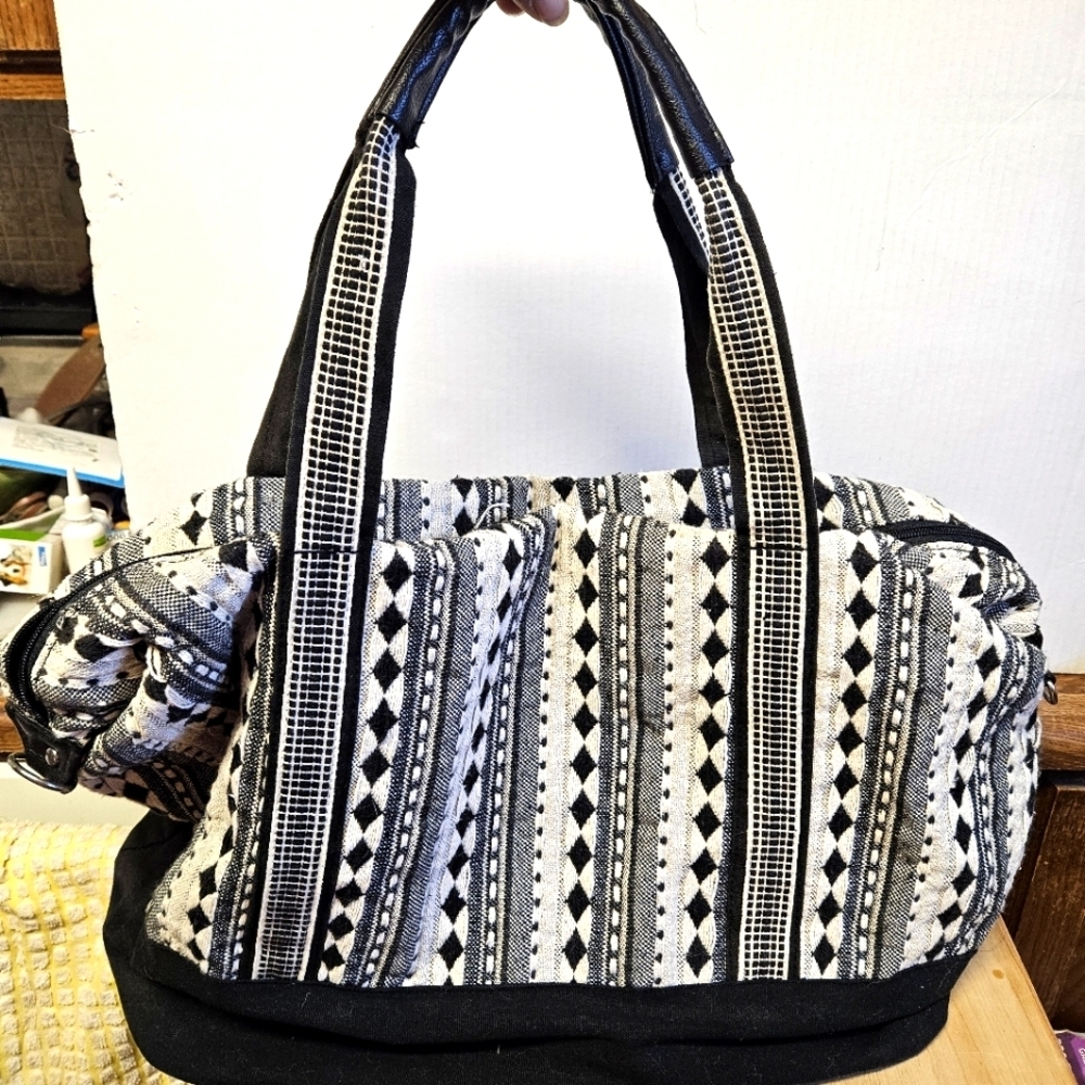 Vintage Unisex Handmade Embroidered Indian Bohemian Tote Bag